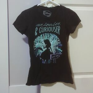 Short sleeve Alice in wonderland shirt